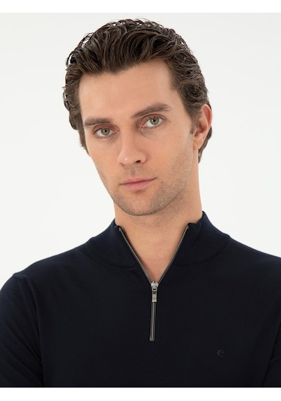 Cacharel Lacivert Regular Fit Basic Kazak