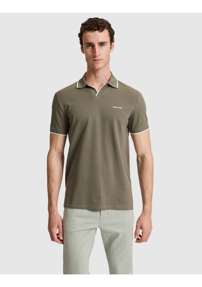 Pierre Cardin Erkek Haki Tişört 50321029-vr027