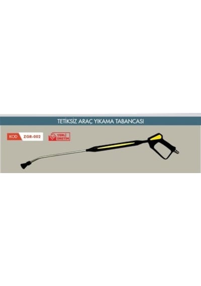 140 Cm Uzun Yıkama Tabancası Nozul Ucu İle Birlikte