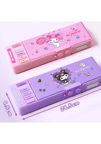 Sanrio Cinnamoroll Çok Fonksiyonlu Kalem Kutusu Büyük Kapasiteli Kalem Kutusu Melody-a Melody-a