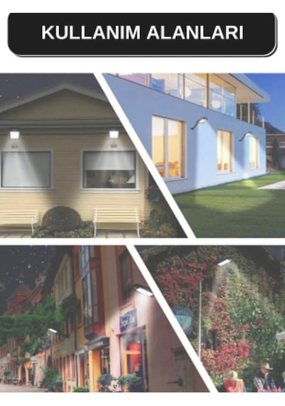 2 Adet Solar Güneş Enerjili Led Bahçe Aydınlatması