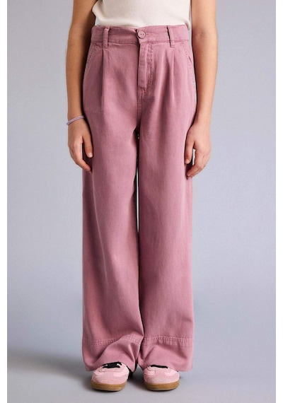 Defacto Wıde Leg Geniş Paça Tensel Pantolon Kız Çocuk G6368a826smpn429 Pembe-pn429