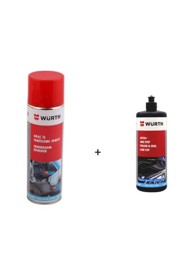Araç Içi Temizleme Spreyi 500ml+mumlu Cila 1lt