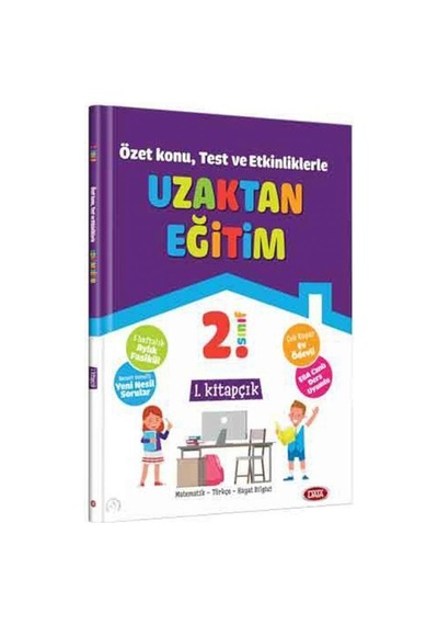 2.Sınıf Uzaktan Eğitim 1.Kitapçık - Data Yayınları