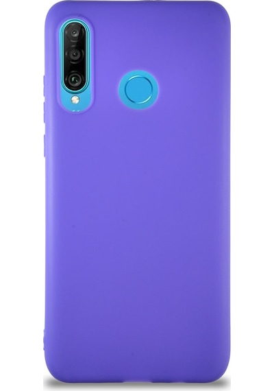 Huawei P30 Lite Kilif Soft Premier Renkli Silikon Kapak 496039112