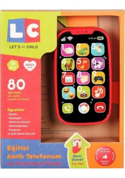 Lc 30900 Eğitici Akıllı Telefonum Kırmızı
