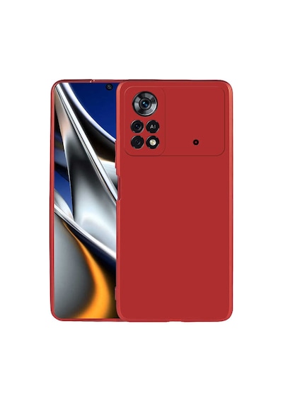 Zore Poco M4 Pro 4g Kılıf Nvth Premier Silikon Kapak - Gold
