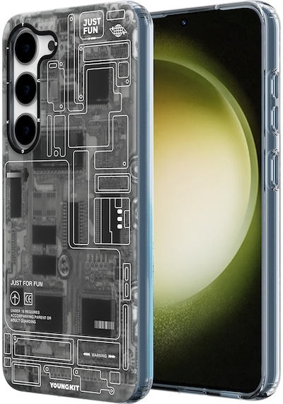 Youngkit Galaxy S23 Uyumlu Kılıf YoungKit Technology Serisi Kapak YOUNGKİT-TA85920