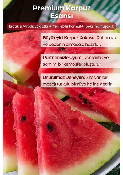 Doğal2 Adet Karpuz Özlü Duyusal Ve Aromaterapi Erotik Masaj Yağı 120 Ml - 306292156