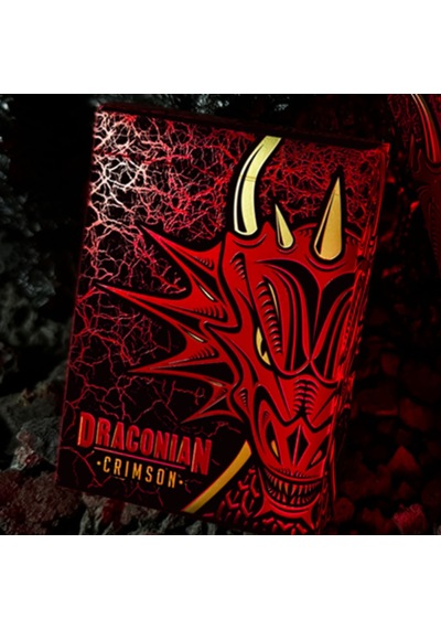 Legends Playing Cards Draconian Crimson Premium Oyun Kağıdı Koleksiyonluk İskambil Kartları