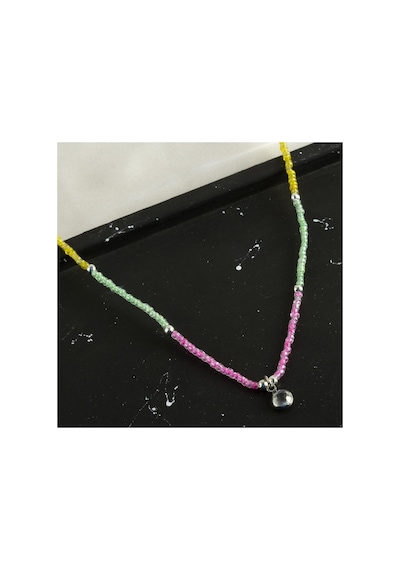 Renkli - 259 - Kum Boncuk Taşlı - Muratech - Kolye Model-2