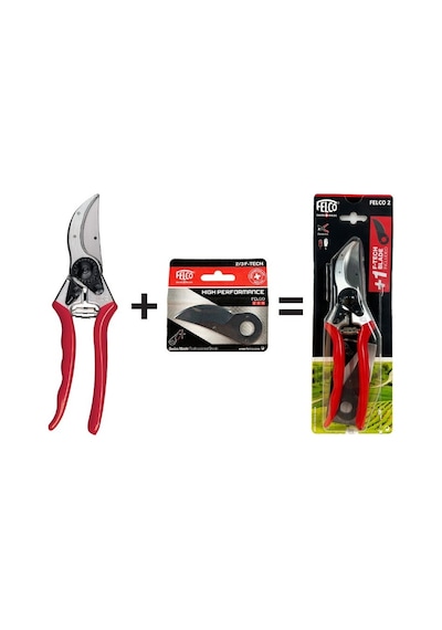 Felco 2 Budama Makası Ve F-tech 2/3 Yedek Bıçaklı Özel Seri