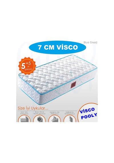Babyhopeankara 80X180 Visco Yatak 7 Cm Visco Ortopedik Yatak 80*180 Visco Yatak