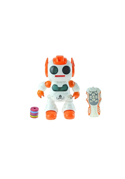 Uzaktan Kumandalı Oyuncak Robotdisk Atan Işıklı Sesli 30 Cm
