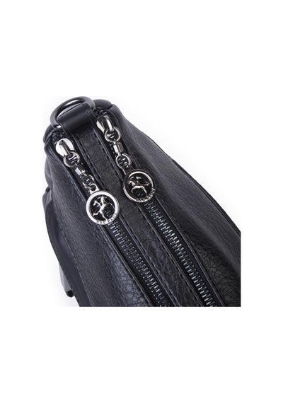 Nas Bag Çok Gözlü Yumuşak Ve Hafif Yapılı Çift Askılı Omuz Ve Çapraz Çanta 30x24 Cm Siyah Victoria