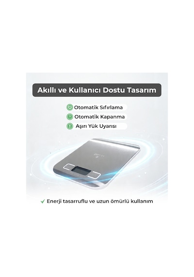 Dh-2012 Hassas Mutfak Tartısı Gümüş