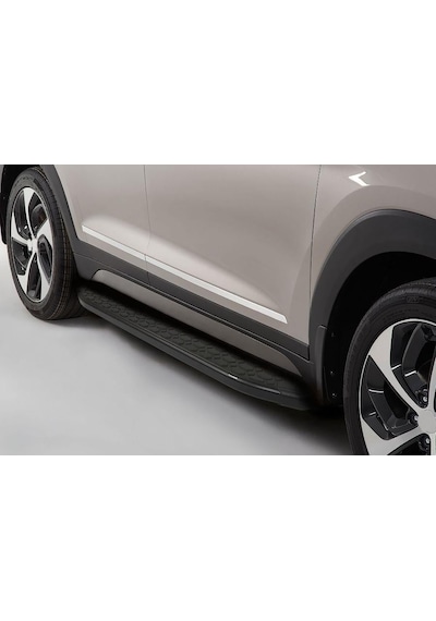 Omsa Line Ssangyong Torres Evx 2024 Sonrası Blackline Mat Siyah Alüminyum Alınlı Yan Basamak