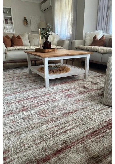 Apex Truva 6632 Marsala Akrilik Modern Makine Halısı Çok Renkli