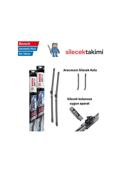 Renault Talisman 2023 Silecek Takımı Ön Bosch Aerotwin Plus