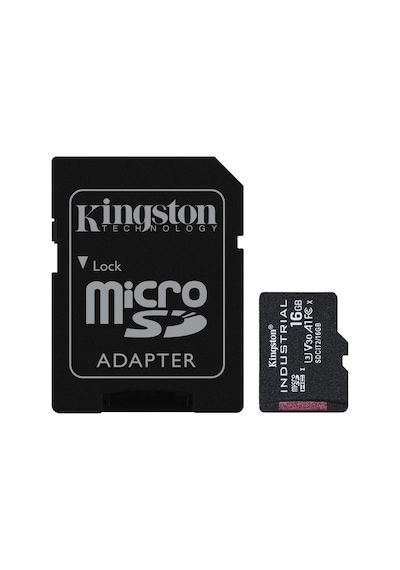 Kingston Sdcıt2-16gb 16gb Microsdhc Industrial C10 A1 Pslc Card + Sd Adapter Hafıza Kartı Kdo