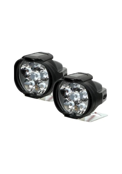 Evrensel 2 Adet Motosiklet Far Scooter Sis Spot Işık Led