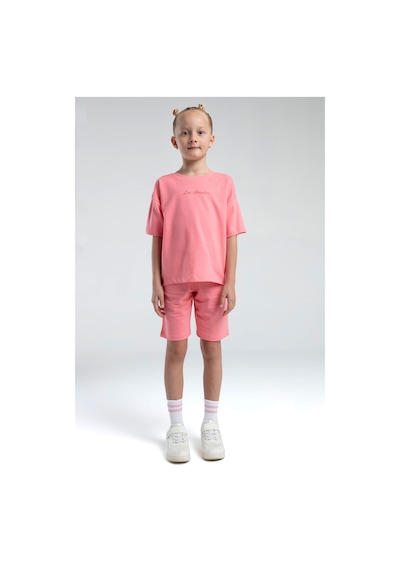Rolypoly Kız Çocuk Pembe Bermuda Takım Rp3590-c-v4 Pembe