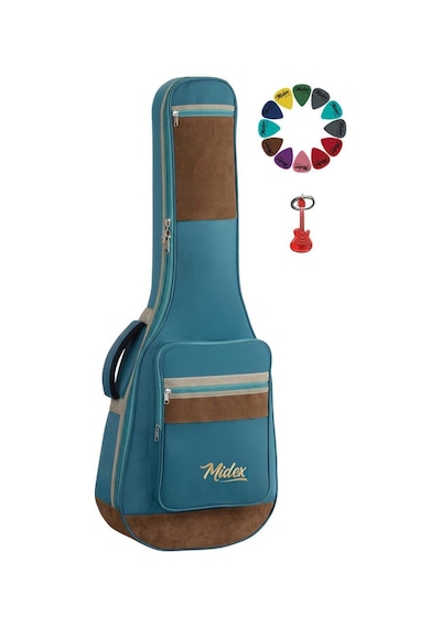 Midex Cs-95bl Özel Tasarım Softcase Klasik Gitar Çantası Gigbag Kılıf 101 Cm