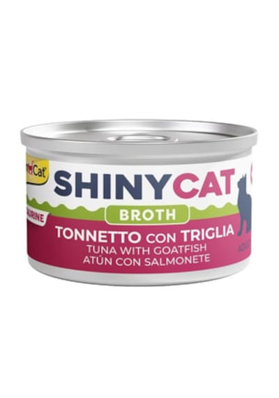 Gimcat Shinycat Soslu Ton Balıklı ve Barbunlu Konserve Yetişkin Kedi Maması 70 G