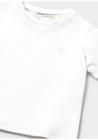 Mayoral Bebek Basic Tişört Beyaz 1073