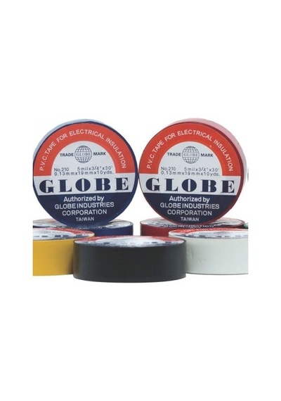 Globe İzole Bant 19 Mm Siyah Yüksek Yapışkanlık Özelliği İle Dayanıklı Pvc Malzeme