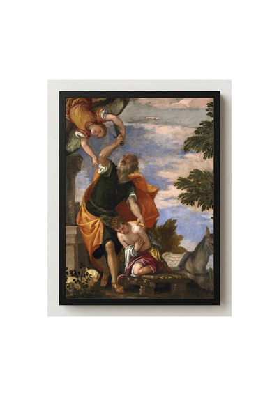 Rönesans Veronese İshak'ın Kurban Edilişi Çerçevesiz Poster 21x30 Cm A4 Tablo Rönesans Klasik Sanat