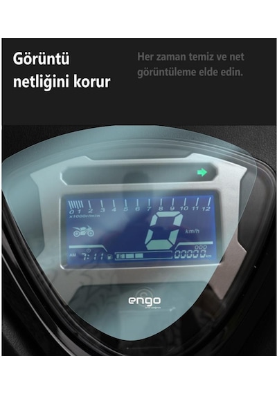 Arora Quantum Ekran Koruyucu 50-125cc Dijital Gösterge ' Sadece Ekran Koruyucu