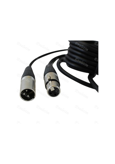 Xlr Mikrofon Kablosu 5034P 10 Metre 3 Pin Ses Microfon Mic Dişi E