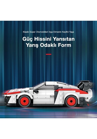 Reobrix Creator 792 Porsche 935 Spor Araba Yaratıcı Yapı Blok Seti Building Blocks - 346 Parça