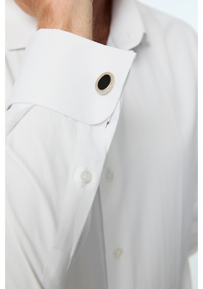 Morven Erkek Beyaz Trend Dynamic Fit Sert Yaka Gömlek 26mc004072600 Beyaz