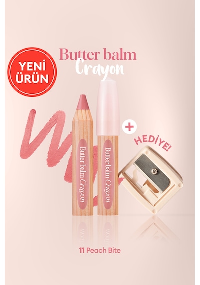 Clio Butter Balm Crayon 011 Peach Bite