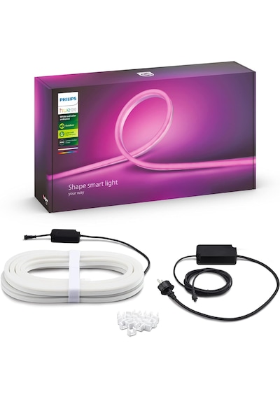 Philips Hue Outdoor Renkli Akıllı Led Şerit, 5 Metre Aydınlatma Çok Renkli