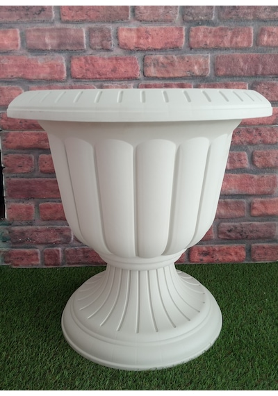 Nergis Saksı 47 Lt Dekoratif Saksı Balkon Saksısı Plastik Saksı