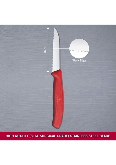 Victorinox 6.7431 Swissclassic 8cm Tırtıklı Soyma Bıçağı, Classic Diğer