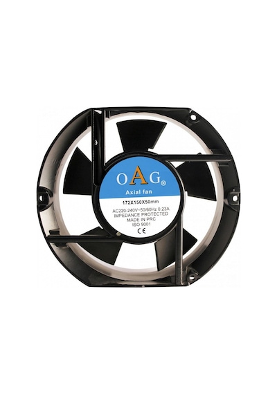 Oag Rulmanlı Aksiyel Fan 172x150x50mm