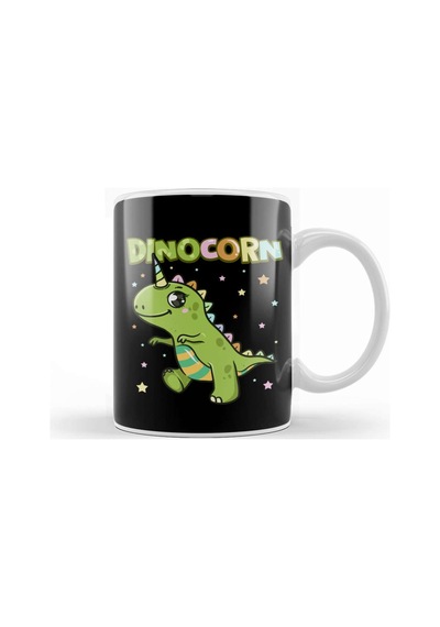 Cute Dinocorn Dinosaur & Unicorn Unisaur Kupa Bardak Porselen Karışık