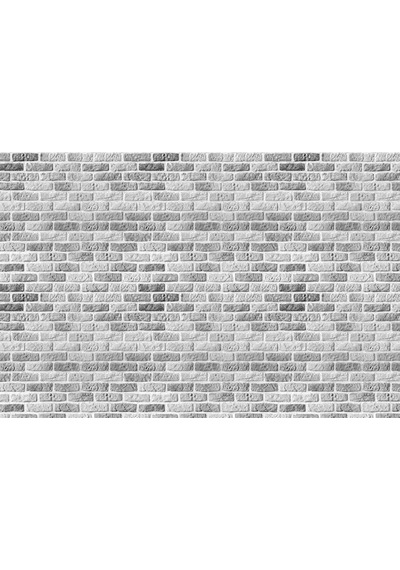 Beyaz - Gri Açık Tonlar Taş Desenli Duvar Kağıdı