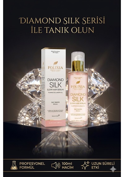Folixia Argan & Kabak Çekirdeği Yağı Saç Bakım Serumu 100 ML