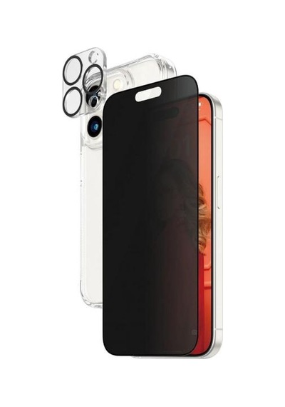 Apple Uyumlu iPhone 15 Pro Uwf Privacy Bundle Ekran & Kamera Koruyucu Kapak