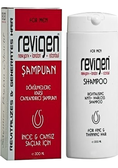 Revigen Erkekler için Saç Dökülmesine Karşı Şampuan 300 ML