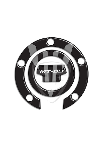 Yamaha Mt 09 Tank Pad Depo Kapak Pad Yan Pad Komple Set Gri Siyah