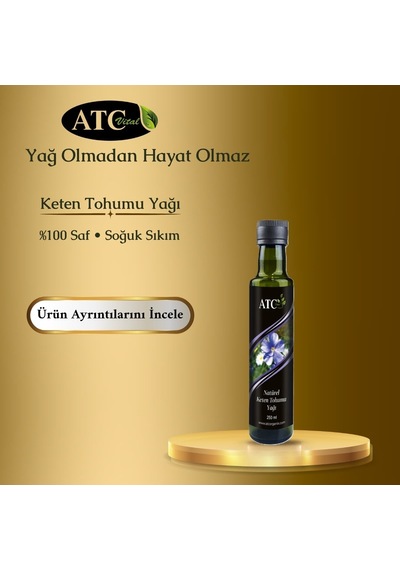 Atc Vital Keten Tohumu Yağı 250 Ml