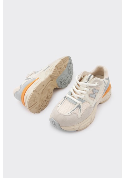 Derinet Comfort Taban Bağcıklı Kadın Sneaker Mix Mix