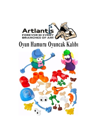 Oyun Hamuru Oyuncak Kalıbı 1 Paket Oyun Hamuru Aksesuarları Seti