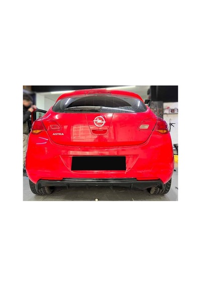 Opel Astra J Hb Rieger Difüzör Parlak Siyah Difizör 2009 2010 2011 2012 Arka+bodykit+ek+karlık